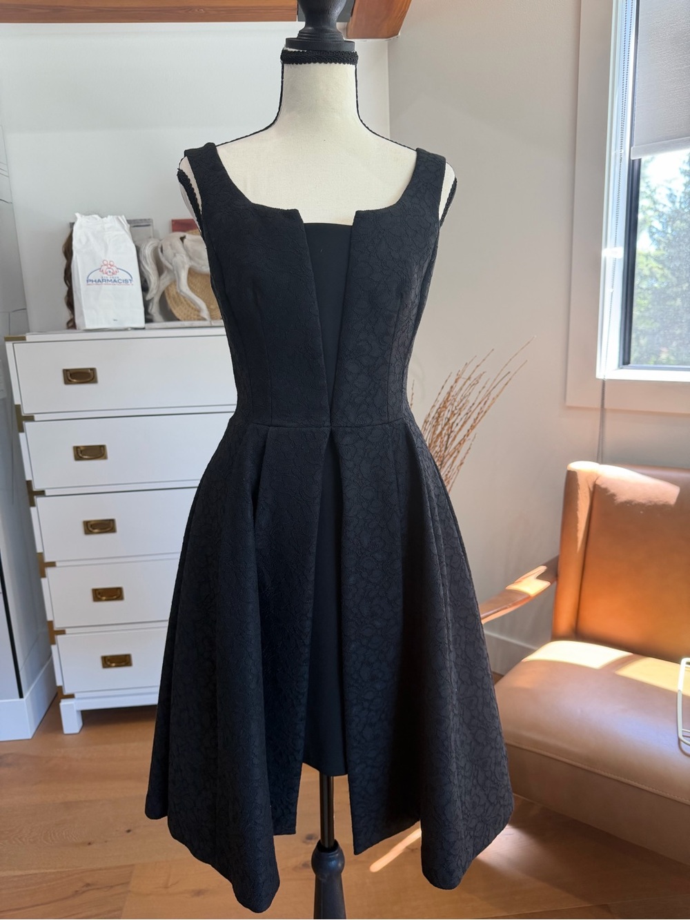 WHBM black dress